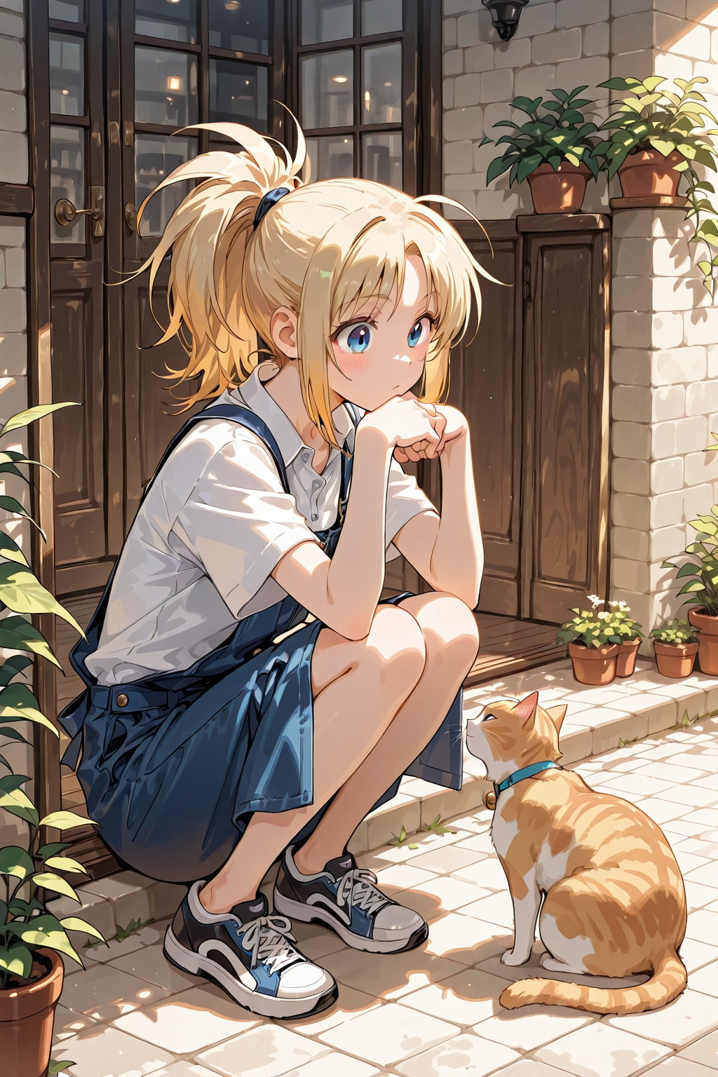 猫と一緒 | の人気AIイラスト・グラビア