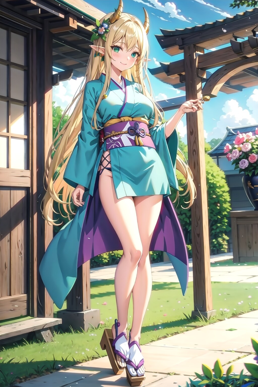 鬼エルフの着物