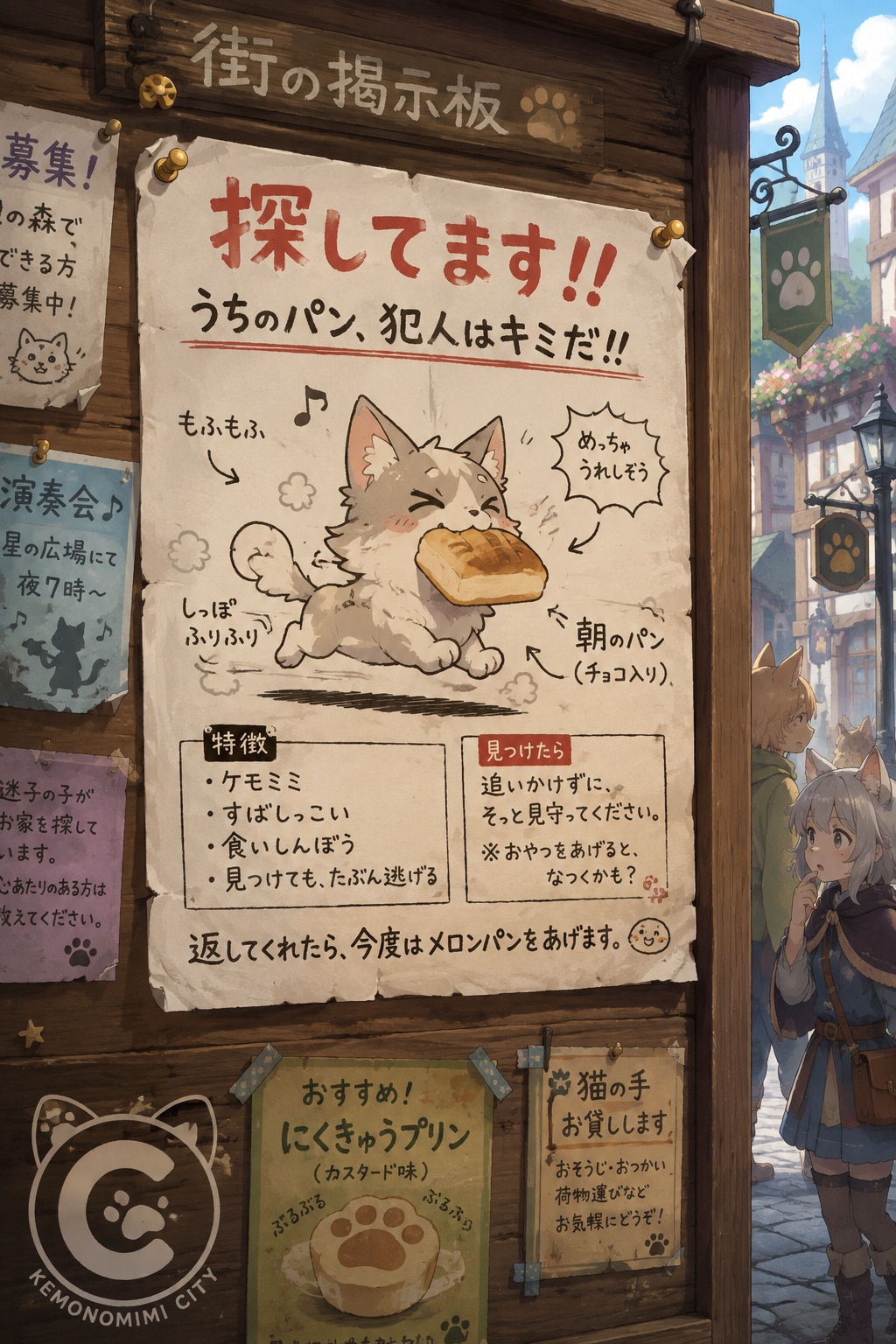 ゆるい張り紙