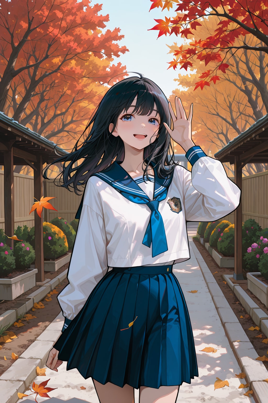 近所の庭園