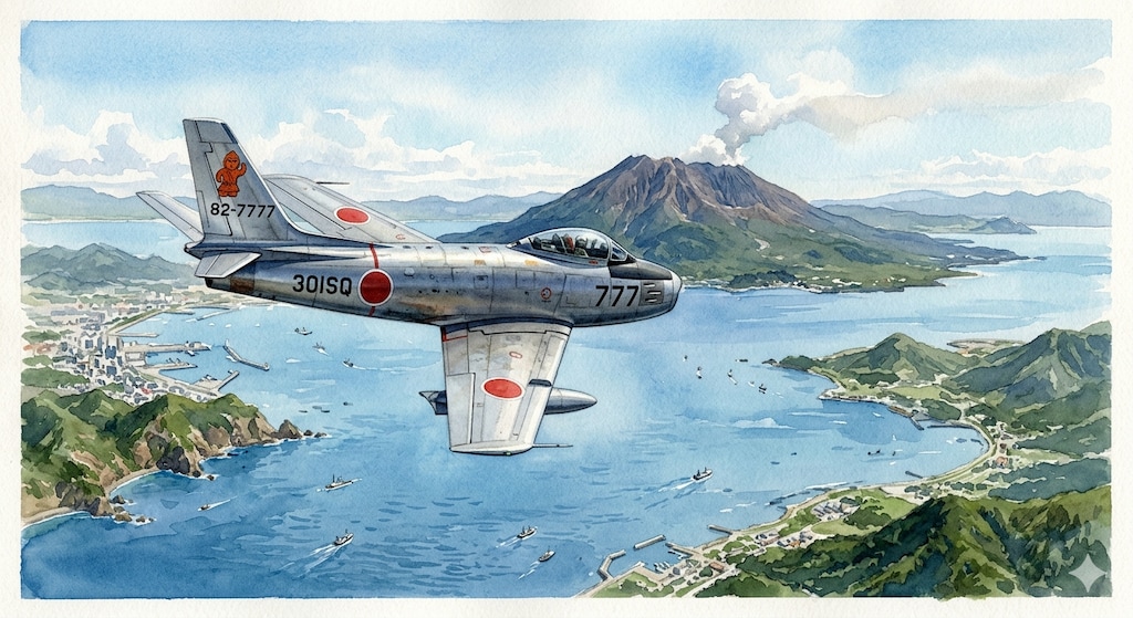 錦江湾上空