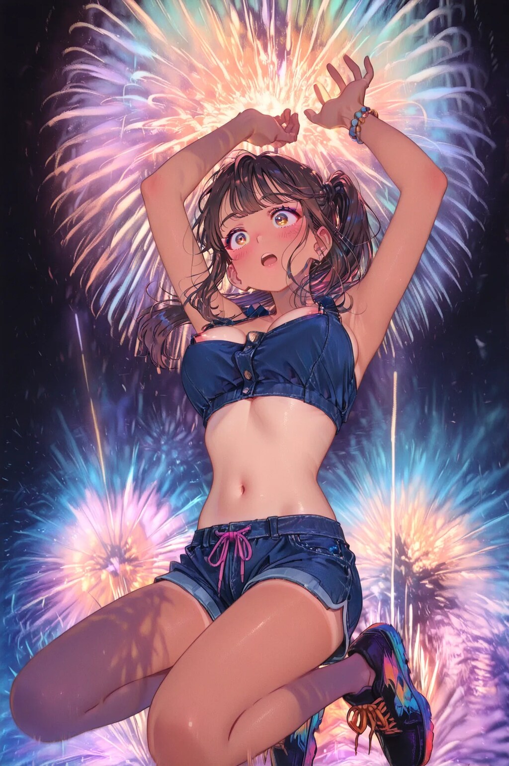私も打ち上げ花火(続き)