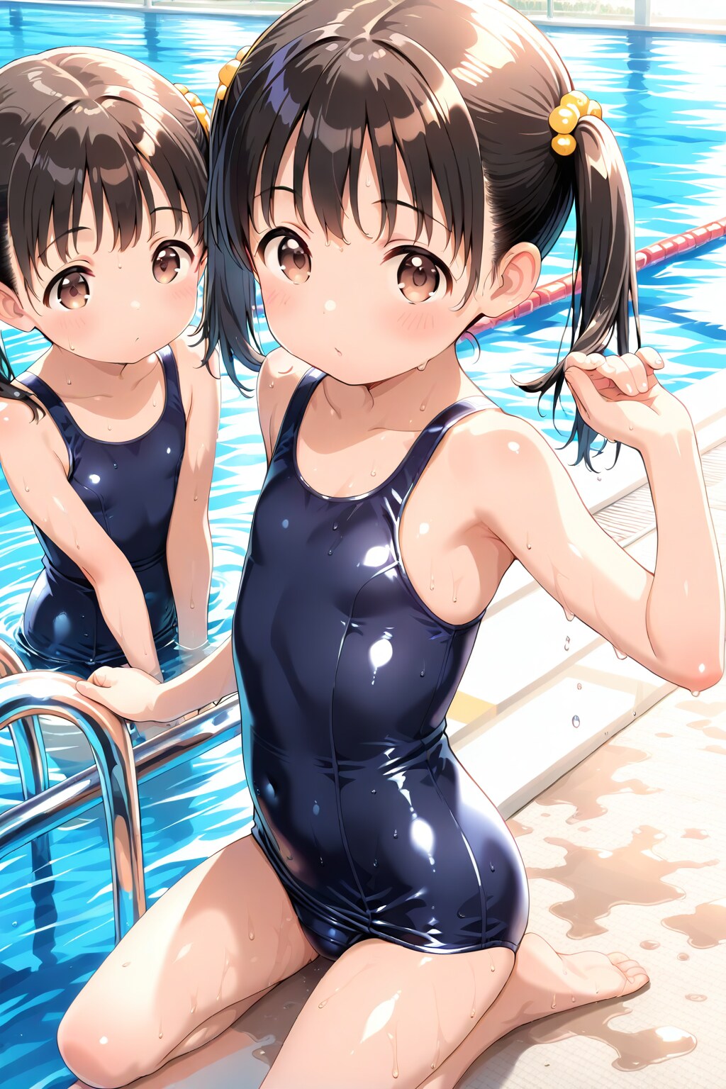 スク水美少女たち