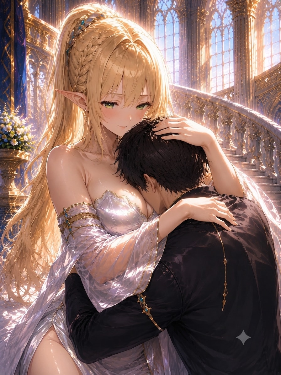 おっぱいに埋もれてよしよし