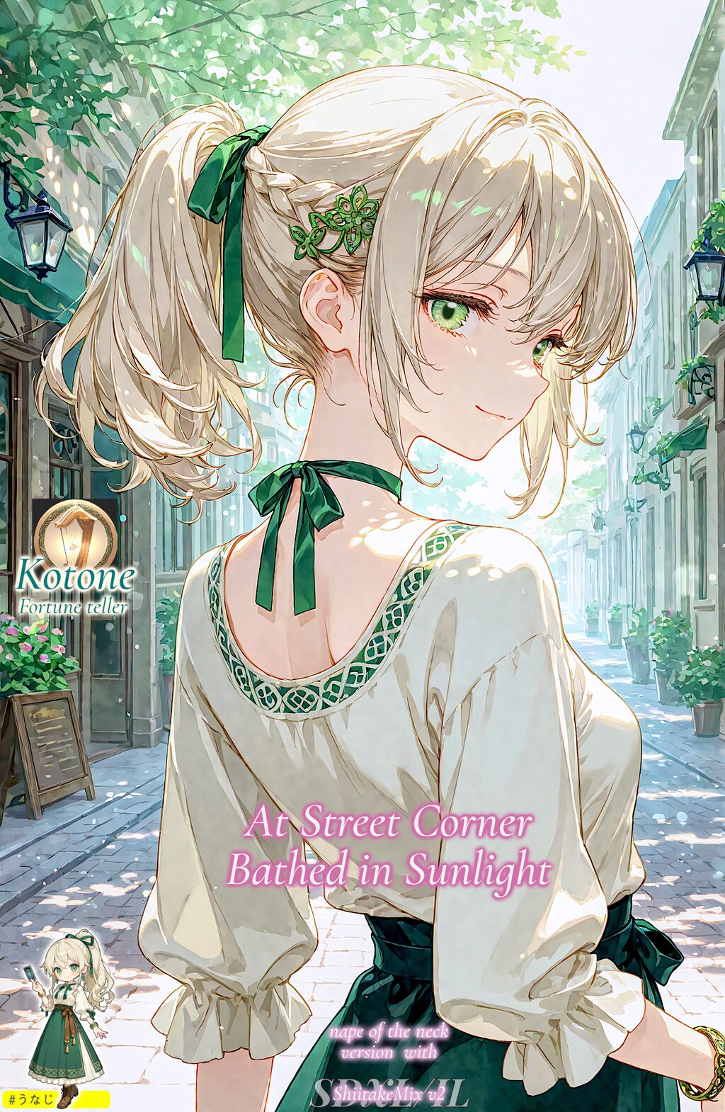 木洩れ日の町角で