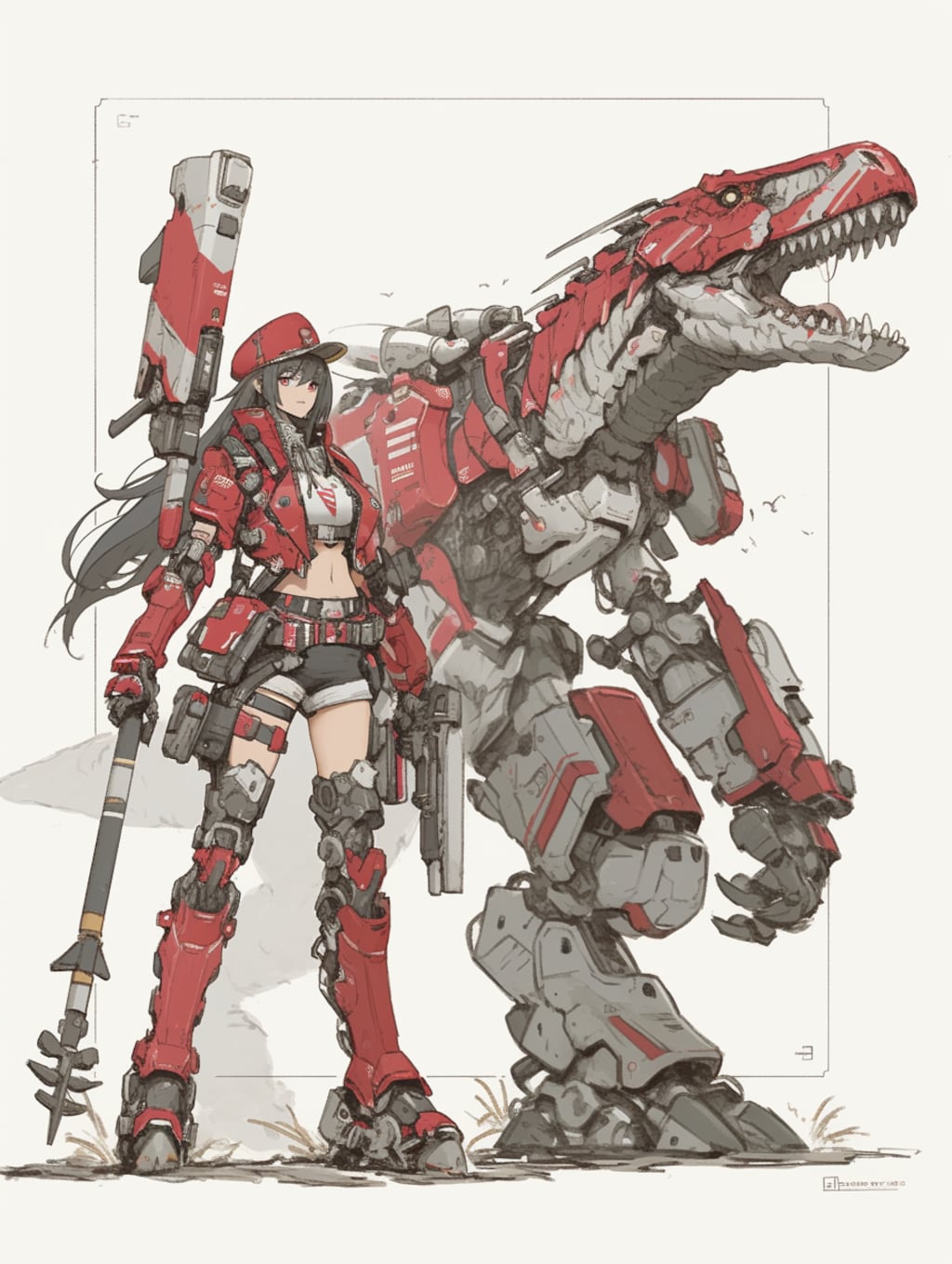 anti-dinosaur heavy-duty drone prototype