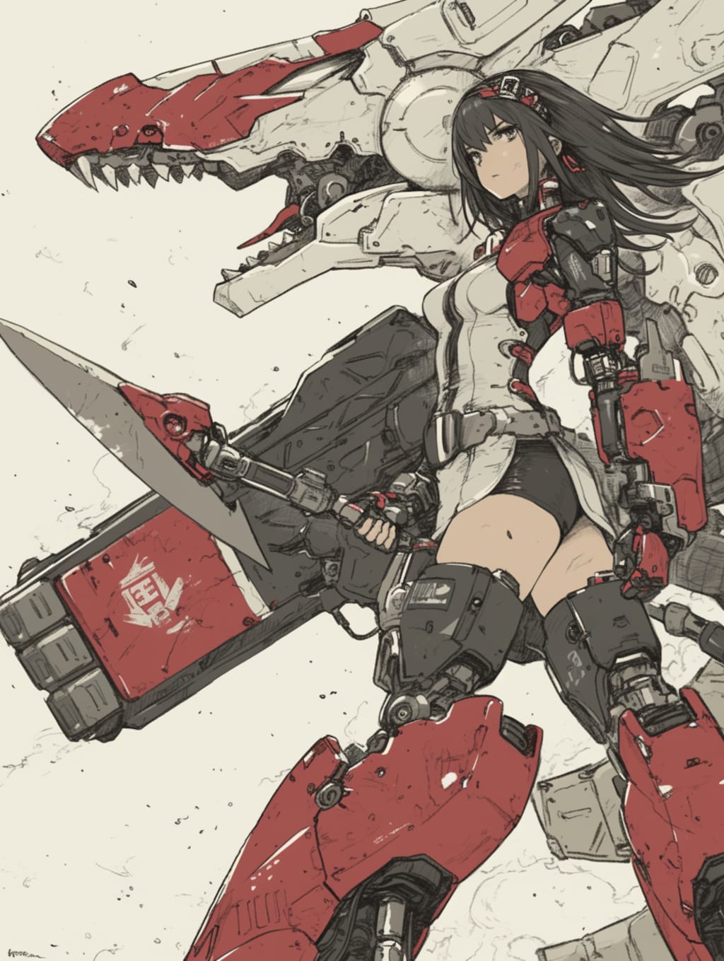 anti-dinosaur heavy-duty drone prototype