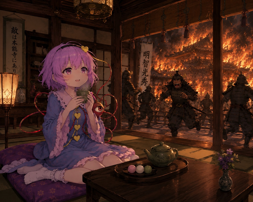 本能寺の変とさとりちゃん