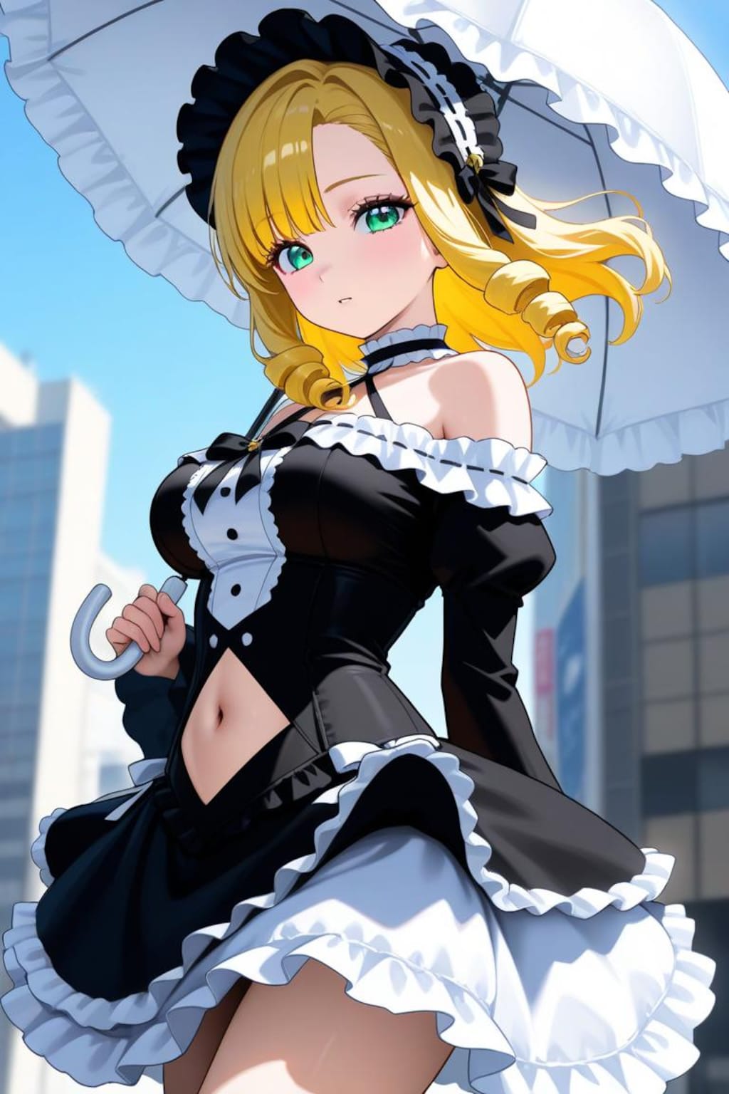 ヘソ出しゴシック