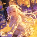 ハチと私と紅葉 10枚目