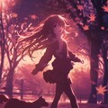 ハチと私と紅葉 7枚目