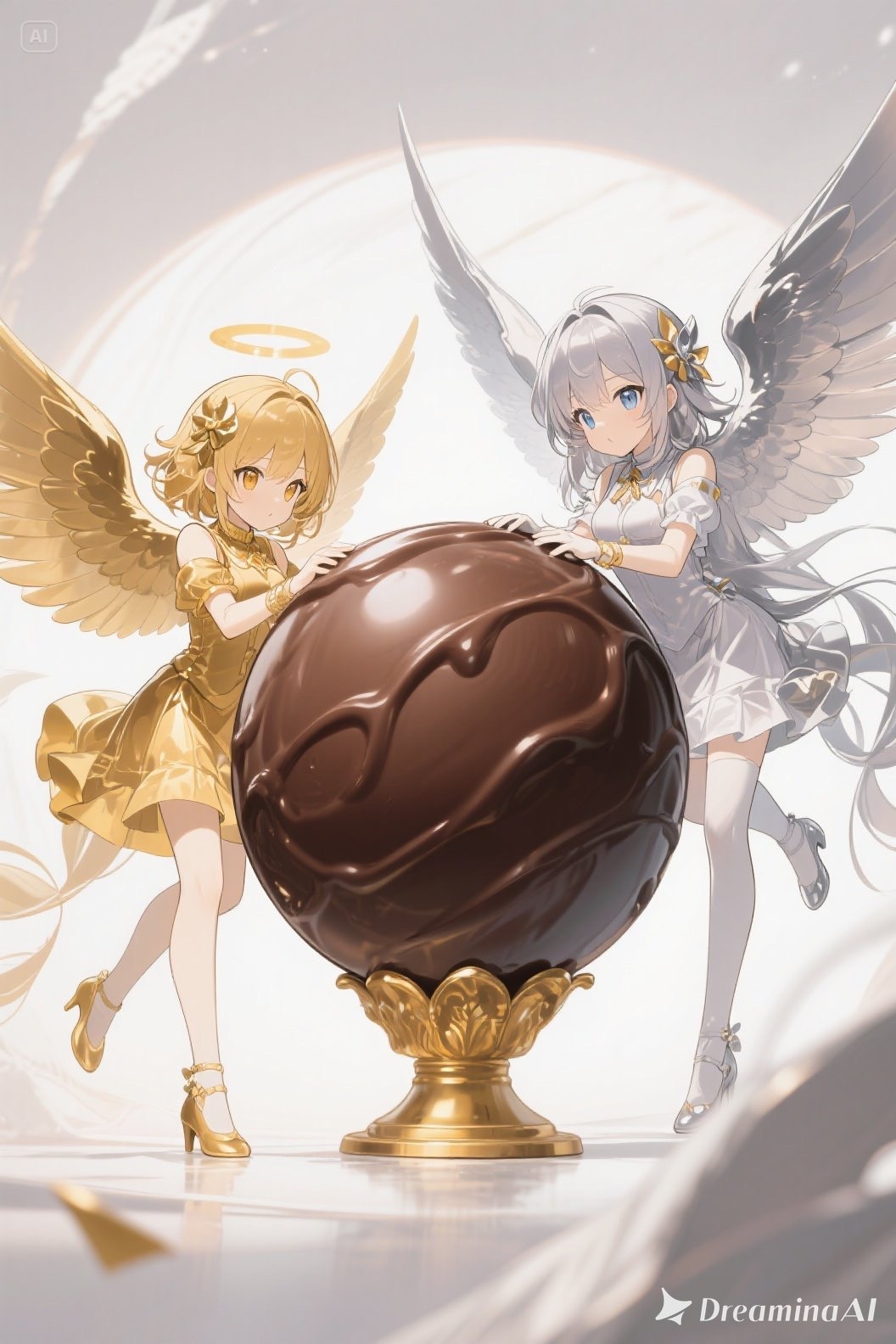 金と銀のエンゼル445 | の人気AIイラスト・グラビア