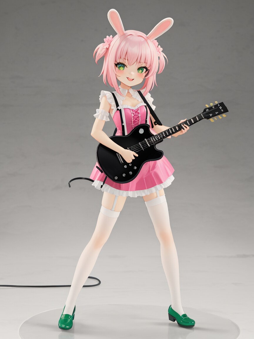 ギター弾くうさ耳ガール | の人気AIイラスト・グラビア