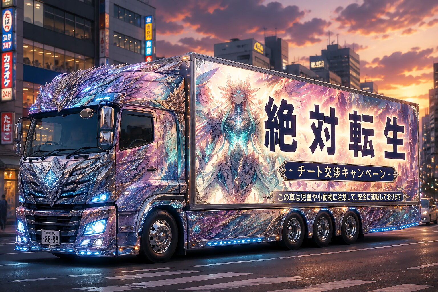 異世界転生アドトラック