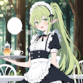 【セリフ入れて下さい】エルフの森の喫茶店 4枚目