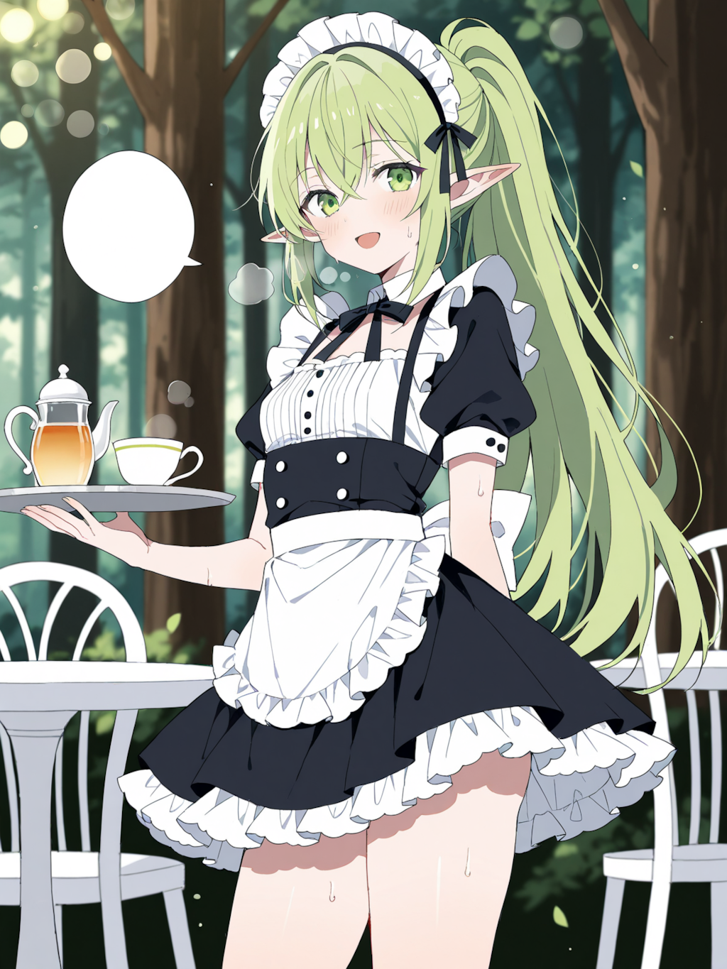 【セリフ入れて下さい】エルフの森の喫茶店