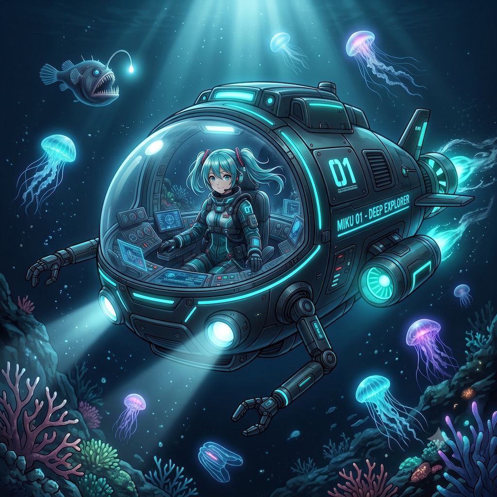 潜水艇で深海散策🐟️
