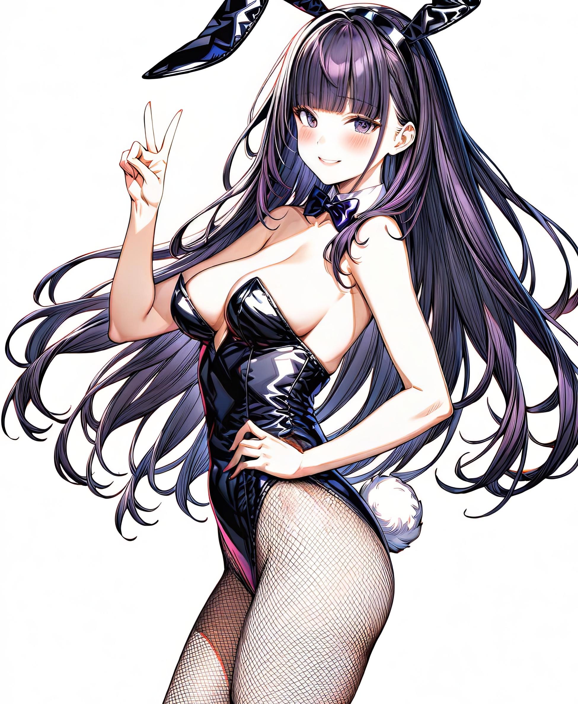 余裕のウサギ娘