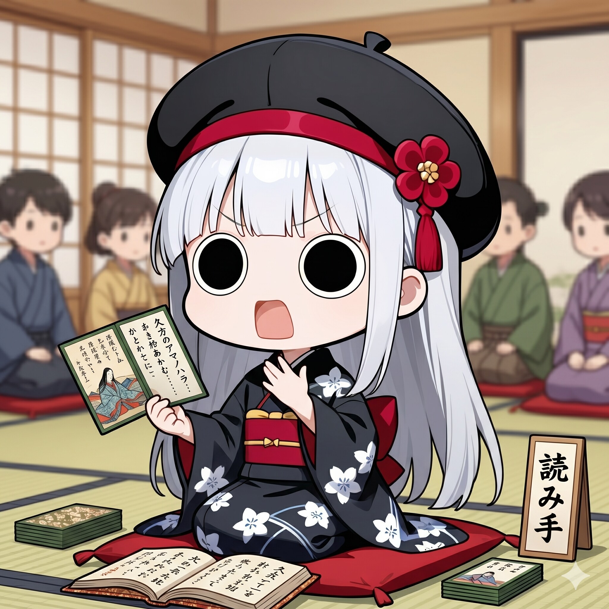 百人一首えらいこっちゃ嬢 | の人気AIイラスト・グラビア