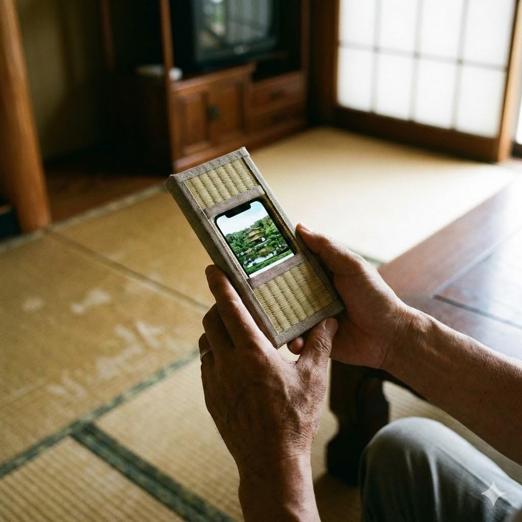 畳スマホ