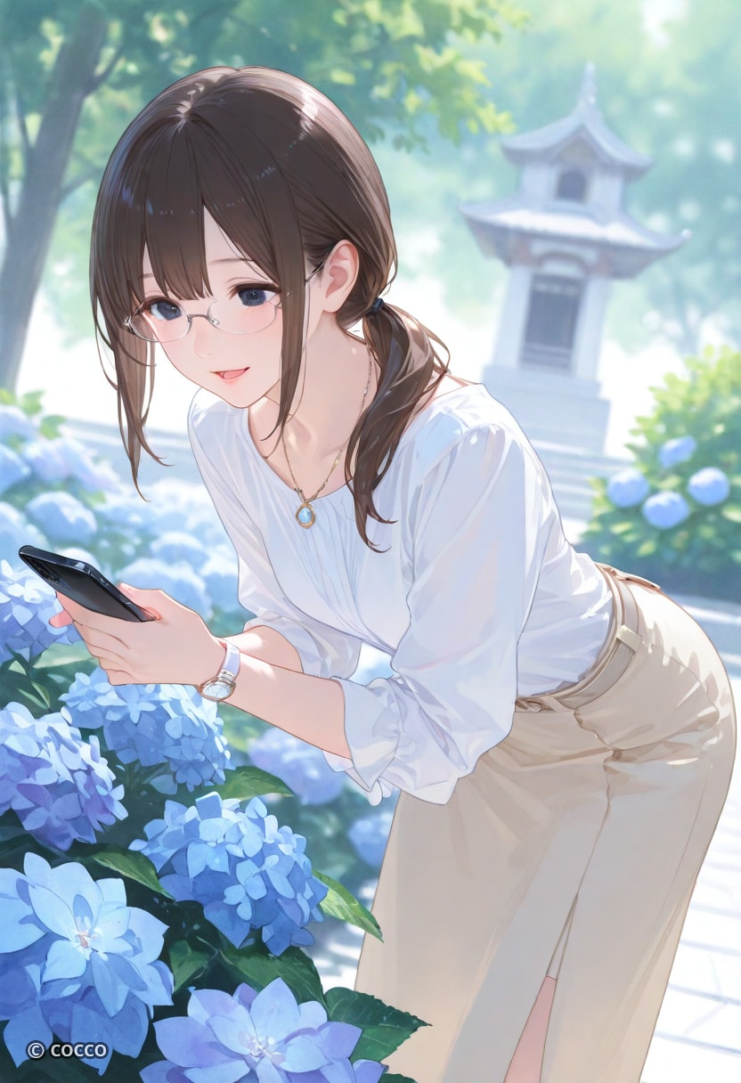 紫陽花の撮影、更に楽しみました♡