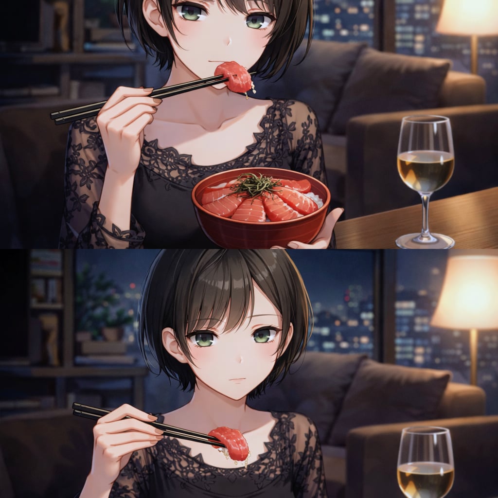 夜はマグロの藍音ちゃん