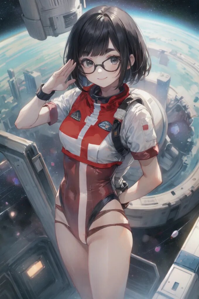 トップなコスをしているメガネさん | の人気AIイラスト・グラビア