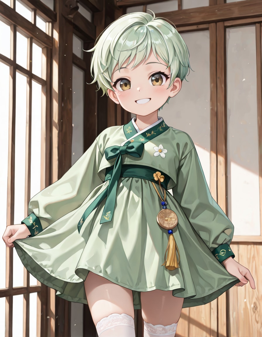 エメラルドちゃん（韓服） | の人気AIイラスト・グラビア