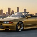 ゴールドR32GT-Rオープンカー 4枚目