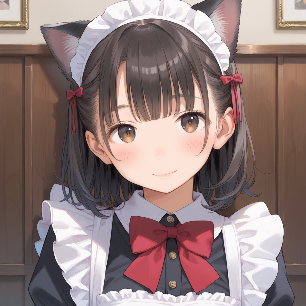 璃乃ちゃんの猫耳メイド