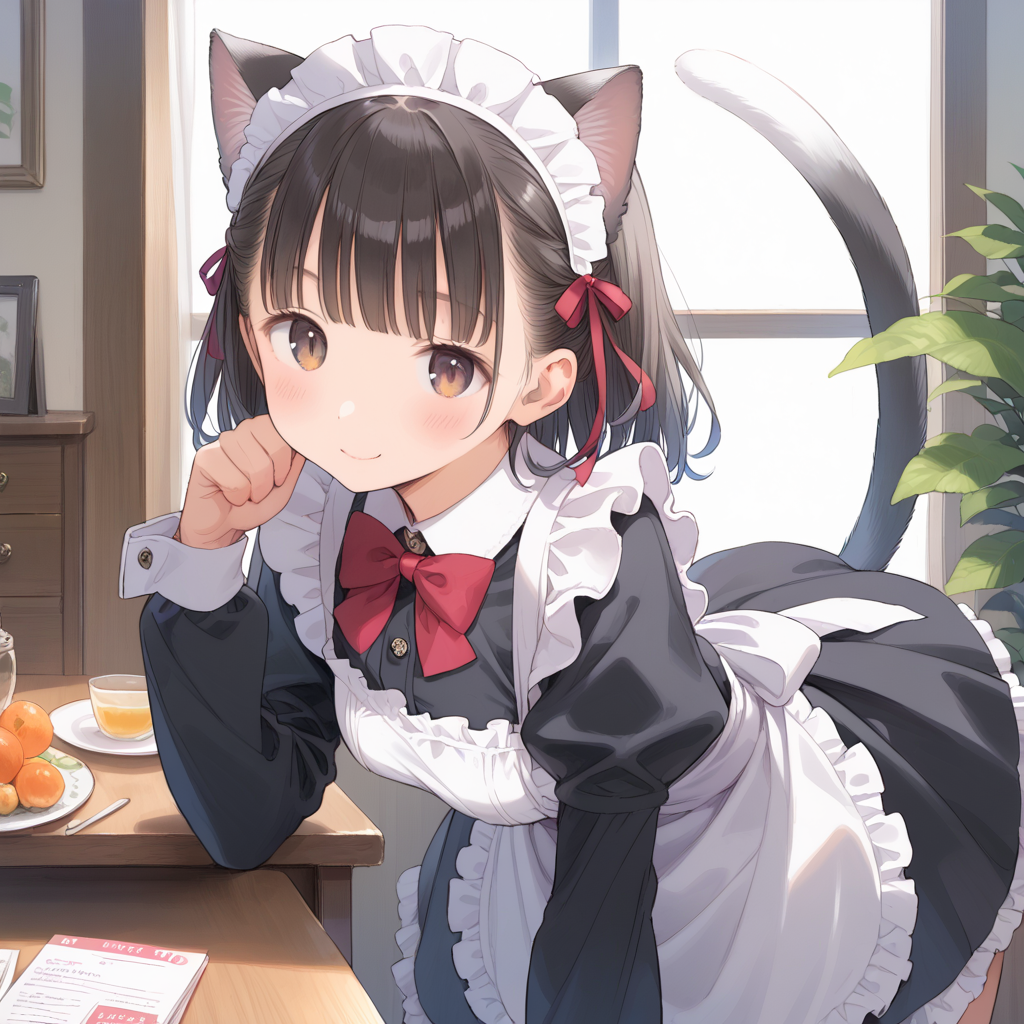 璃乃ちゃんの猫耳メイド