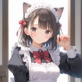 璃乃ちゃんの猫耳メイド 4枚目