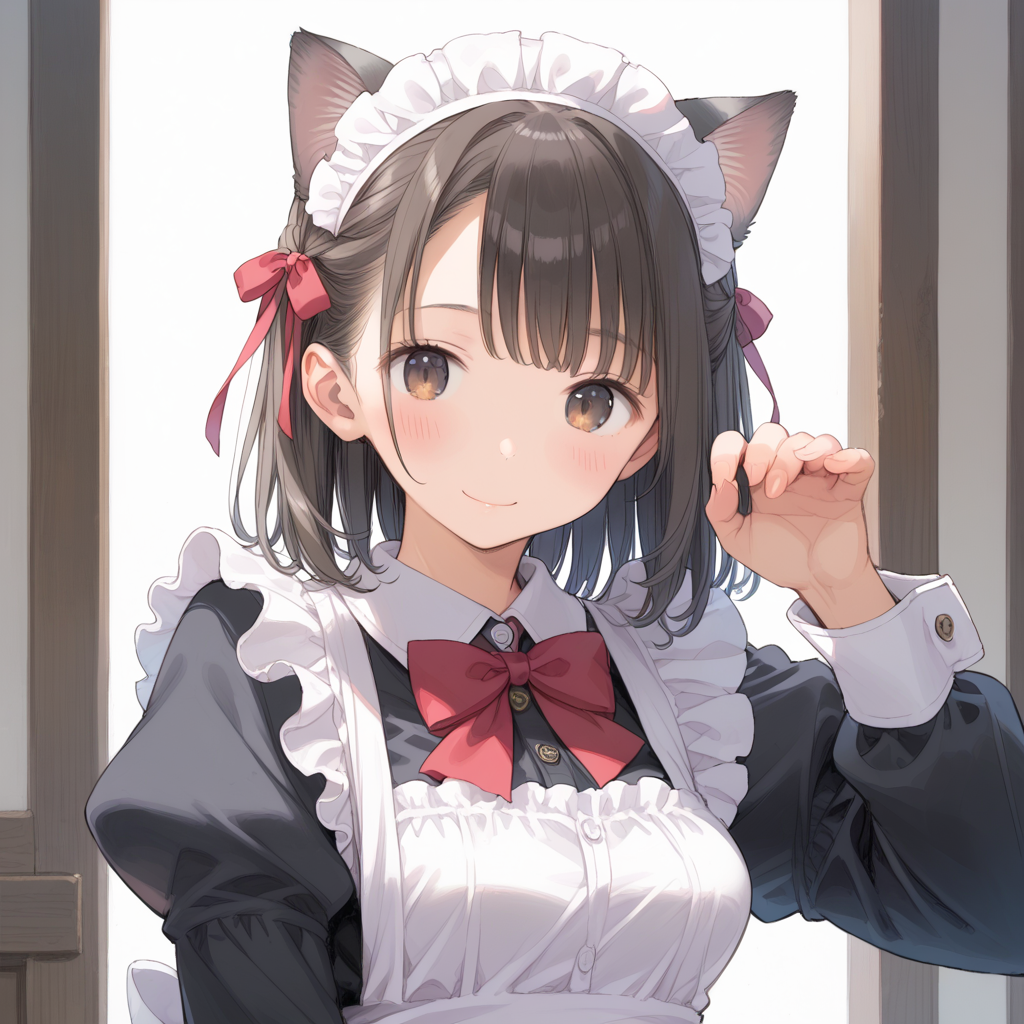 璃乃ちゃんの猫耳メイド