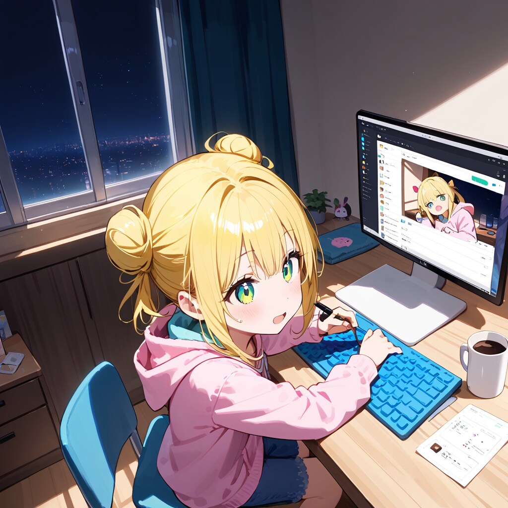 お団子ヘアのちちぷいちゃん | の人気AIイラスト・グラビア