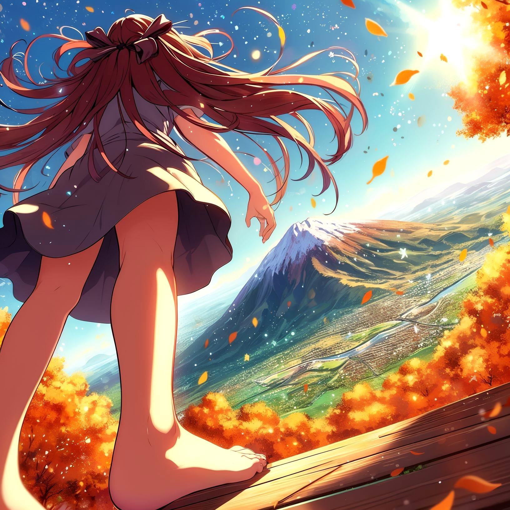 里山見えし秋麗 | の人気AIイラスト・グラビア