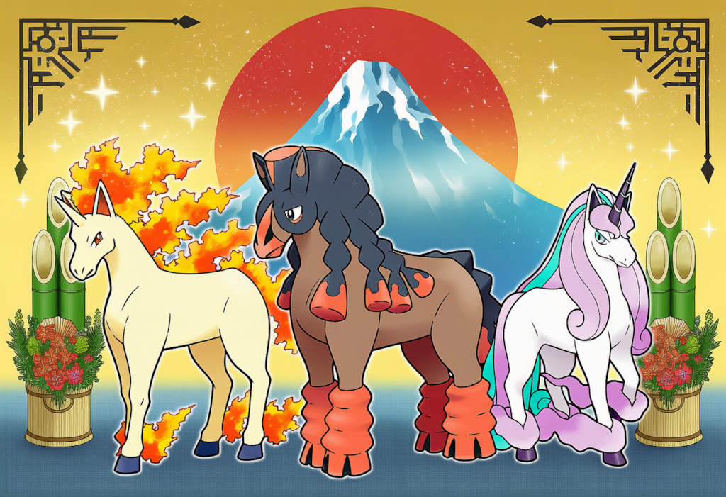 【⛩️新しい干支🐴】🎍 デジタル年賀状２０２６🎍