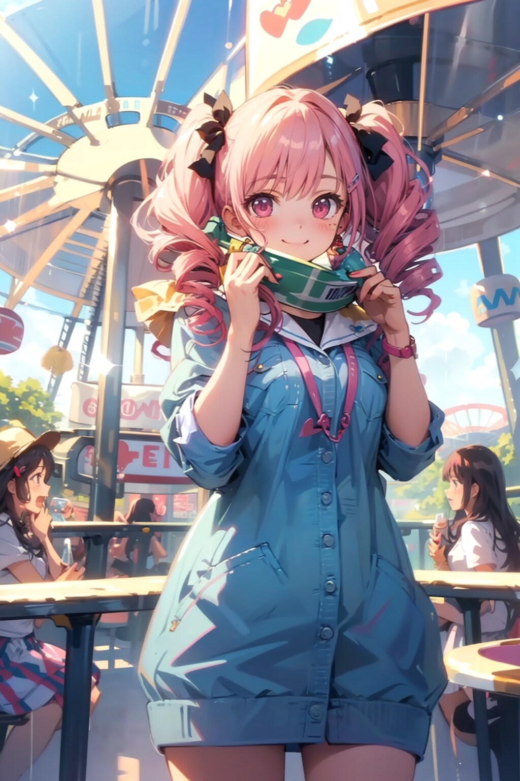 濡れるアトラクションの準備万端！