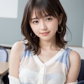 薄手のセーターの女性 3 9枚目
