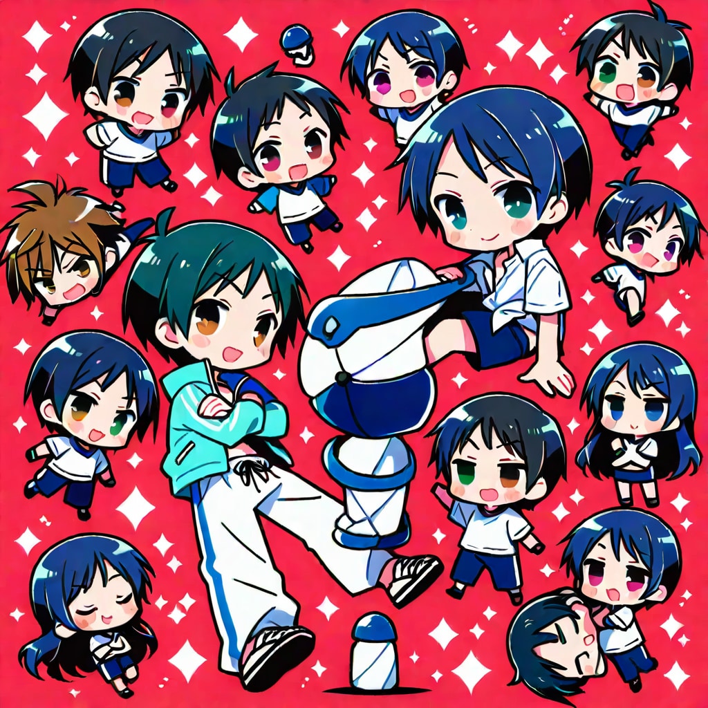 体操服少年少女