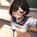 メガネのセーラー服（R18） 2枚目