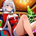 (747HQ)銀髪ちゃんサンタ 2枚目
