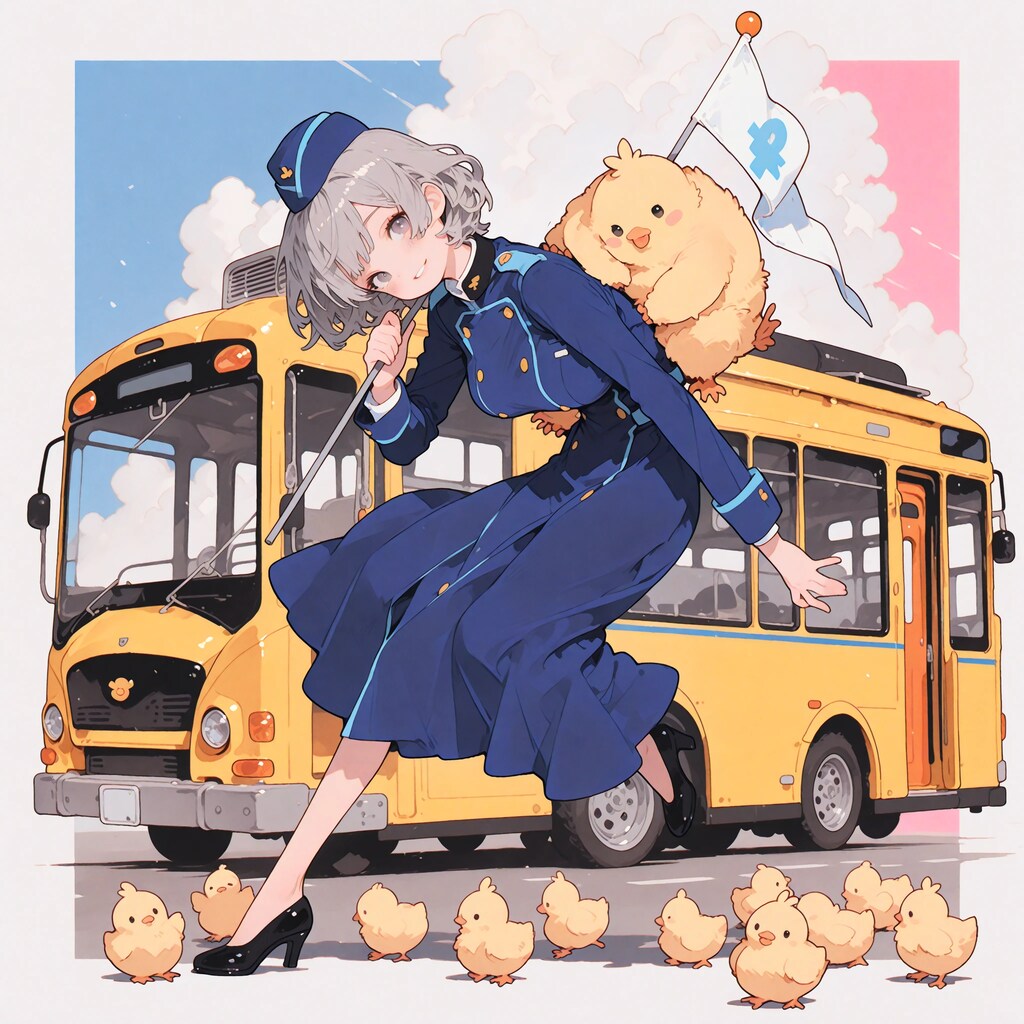 それ行け！ピヨバスツアーズ「あれ、旗は？」