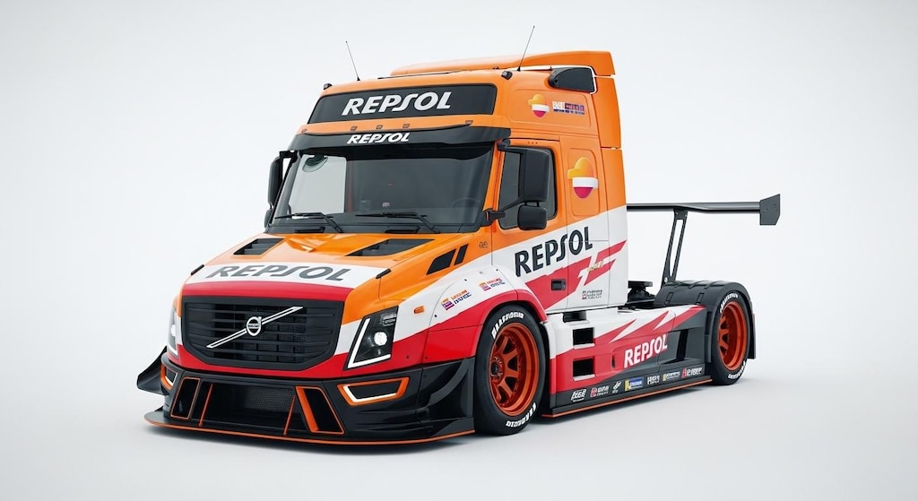 レプソルボルボトラックレーシングカー