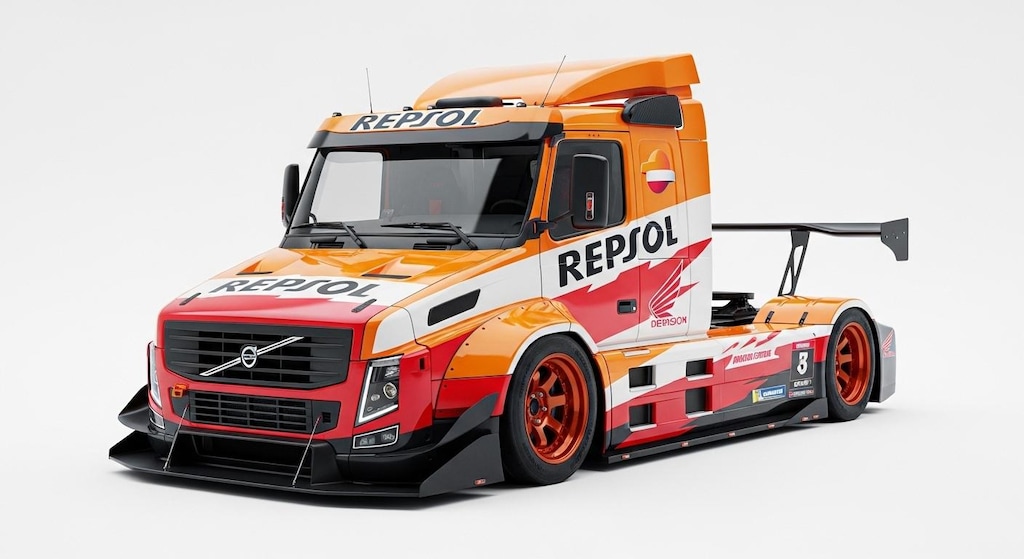 レプソルボルボトラックレーシングカー