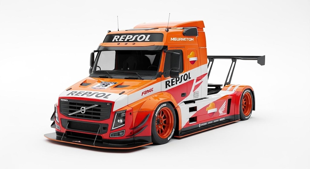 レプソルボルボトラックレーシングカー