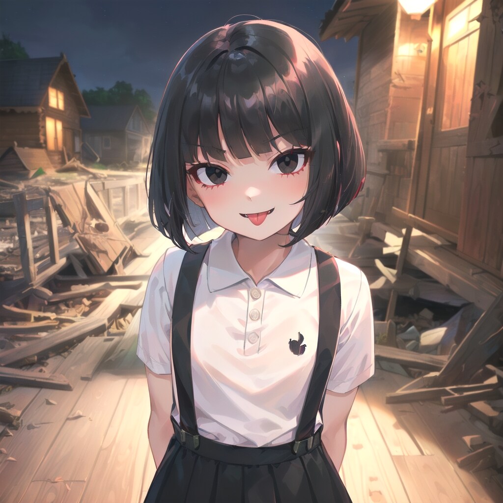 舌だししたらメスガキっぽくなったトイレの花子さんっぽい子ｗ