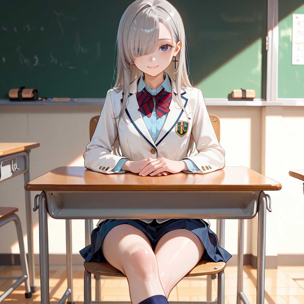 由璃亜 school uniform (5)