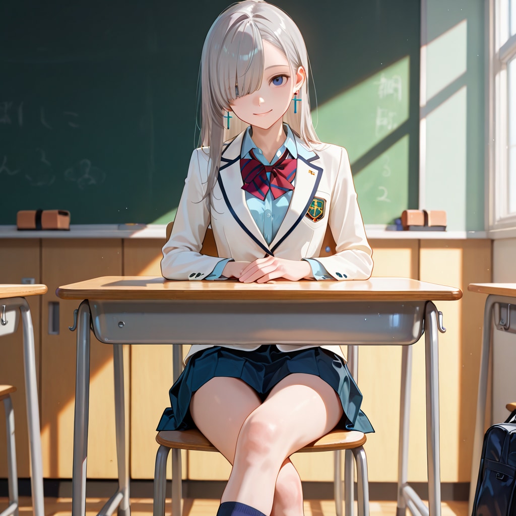 由璃亜 school uniform (5)