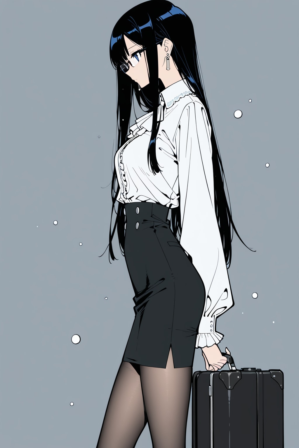 初出勤します | の人気AIイラスト・グラビア