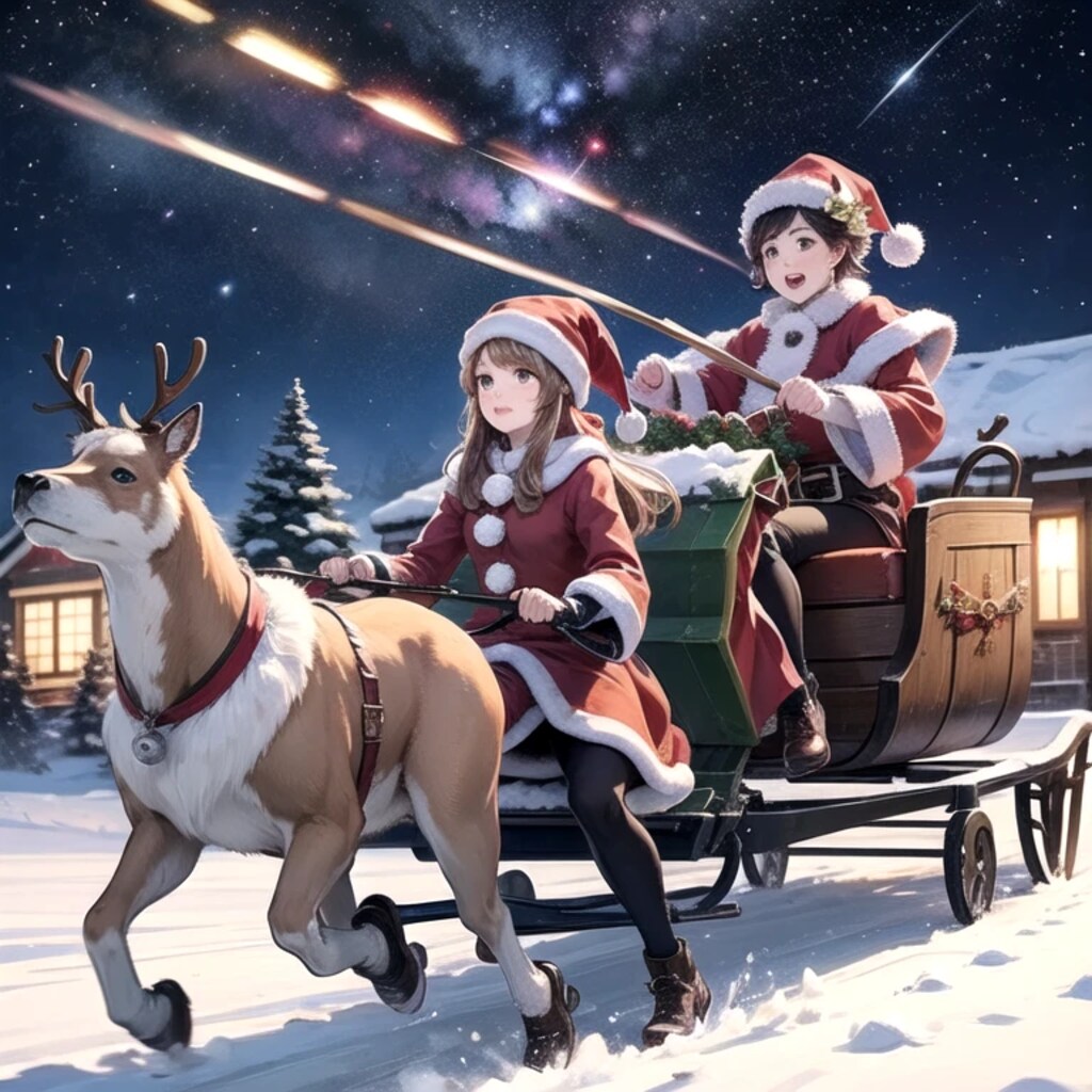 ちょっとお兄ちゃん　このトナカイ靴穿いてるんだけどっ